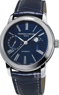 Manufacture Blå/Läder Ø42 mm