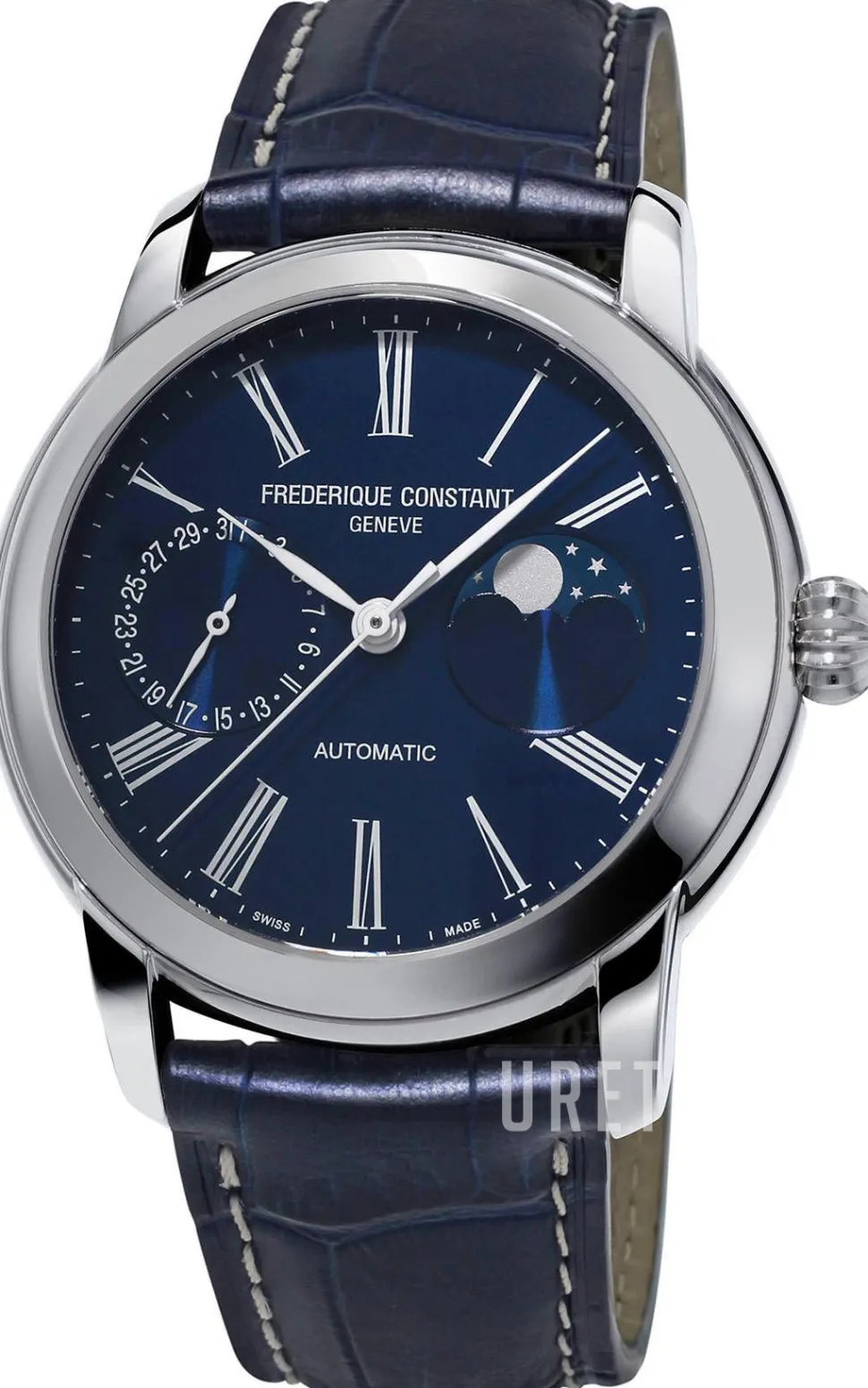 Manufacture Blå/Läder Ø42 mm