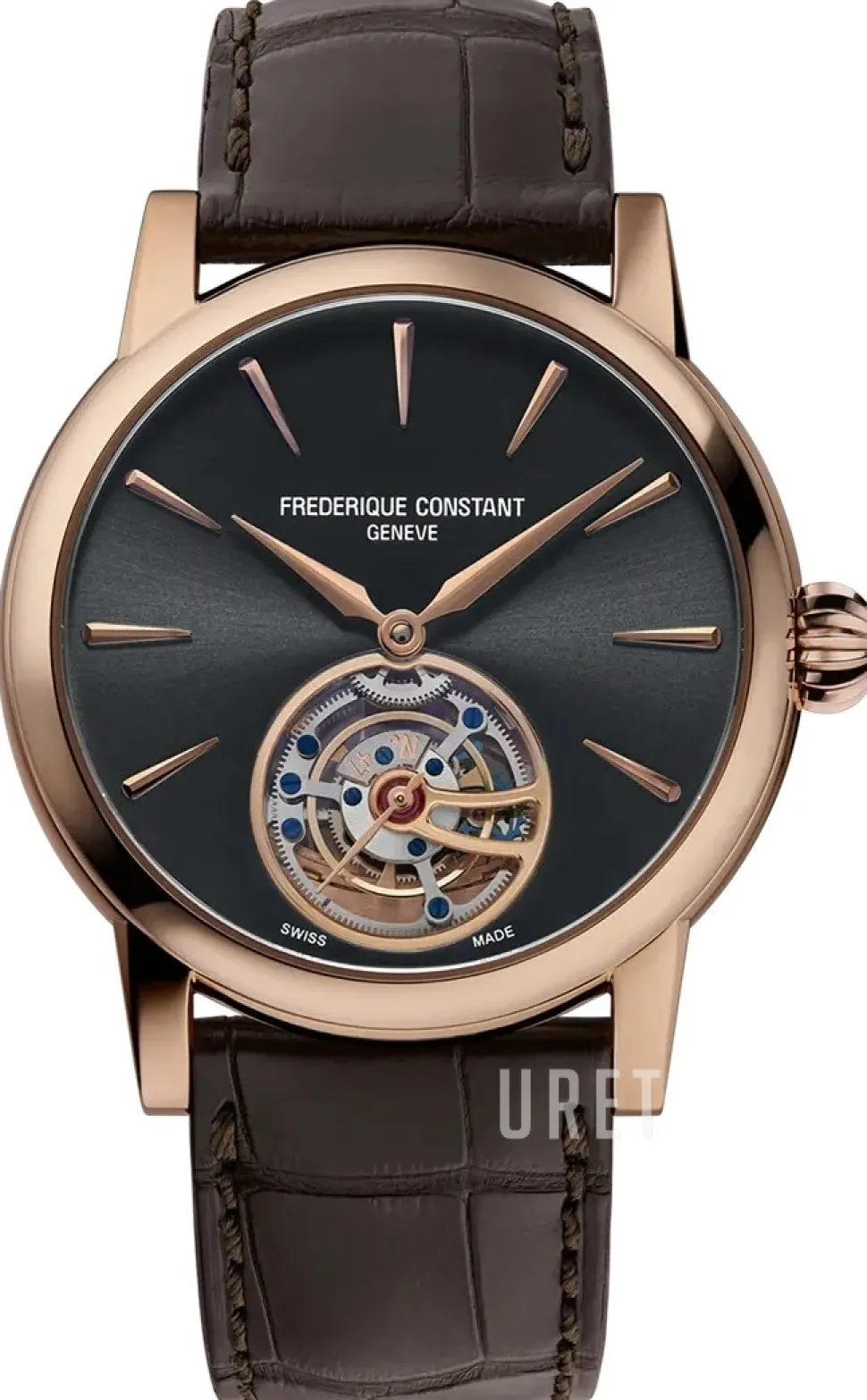 Manufacture Classic Tourbillon Svart/Läder Ø39 mm