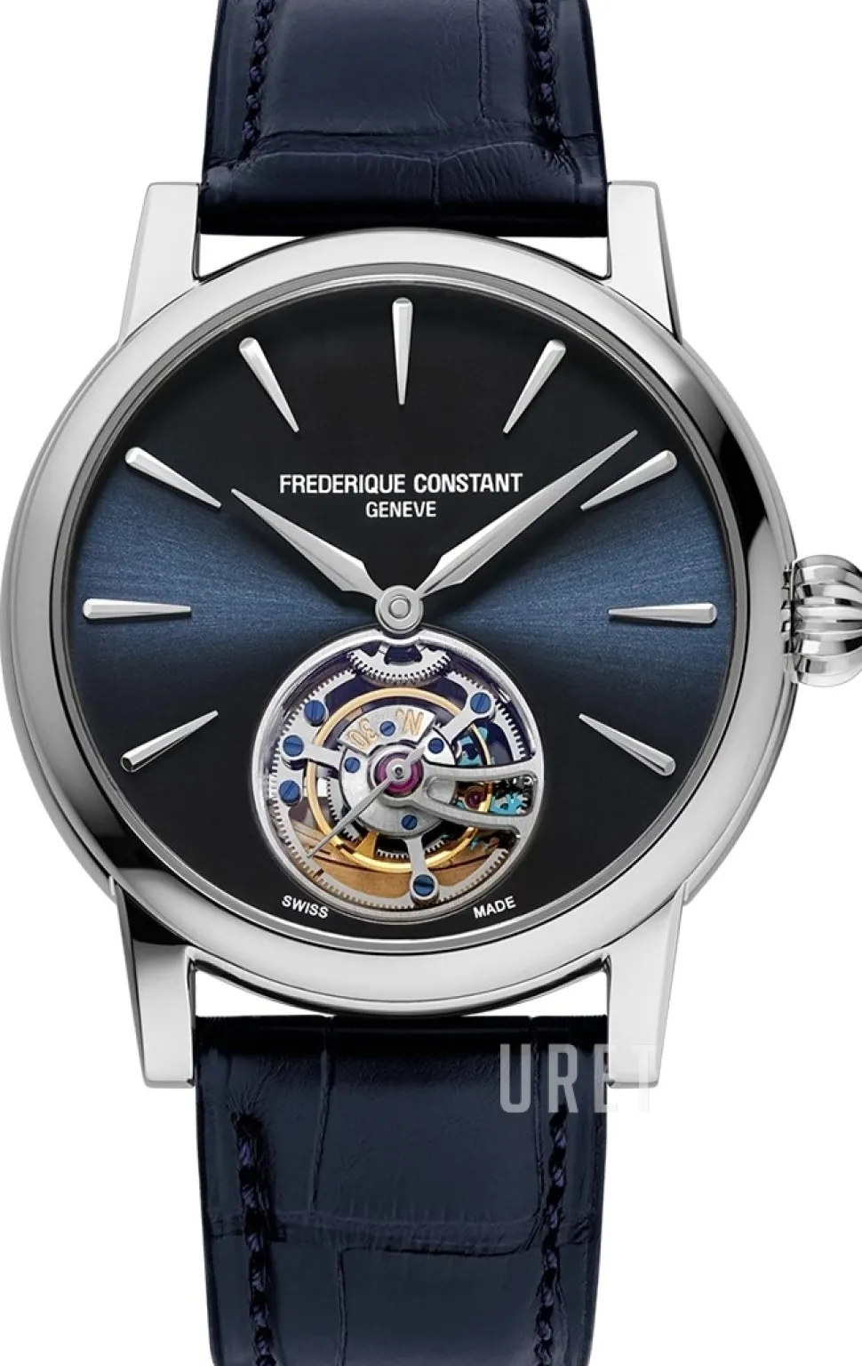 Manufacture Classic Tourbillon Blå/Läder Ø39 mm