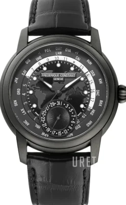 Manufacture Classic Worldtimer Svart/Läder Ø42 mm
