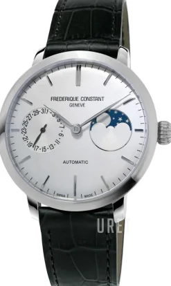 Manufacture Silverfärgad/Läder Ø38.8 mm