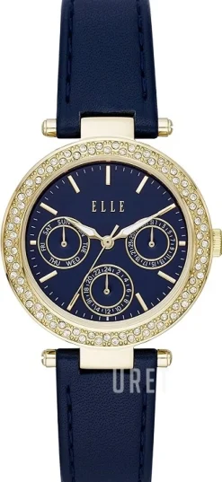 Marais Blå/Läder Ø34 mm