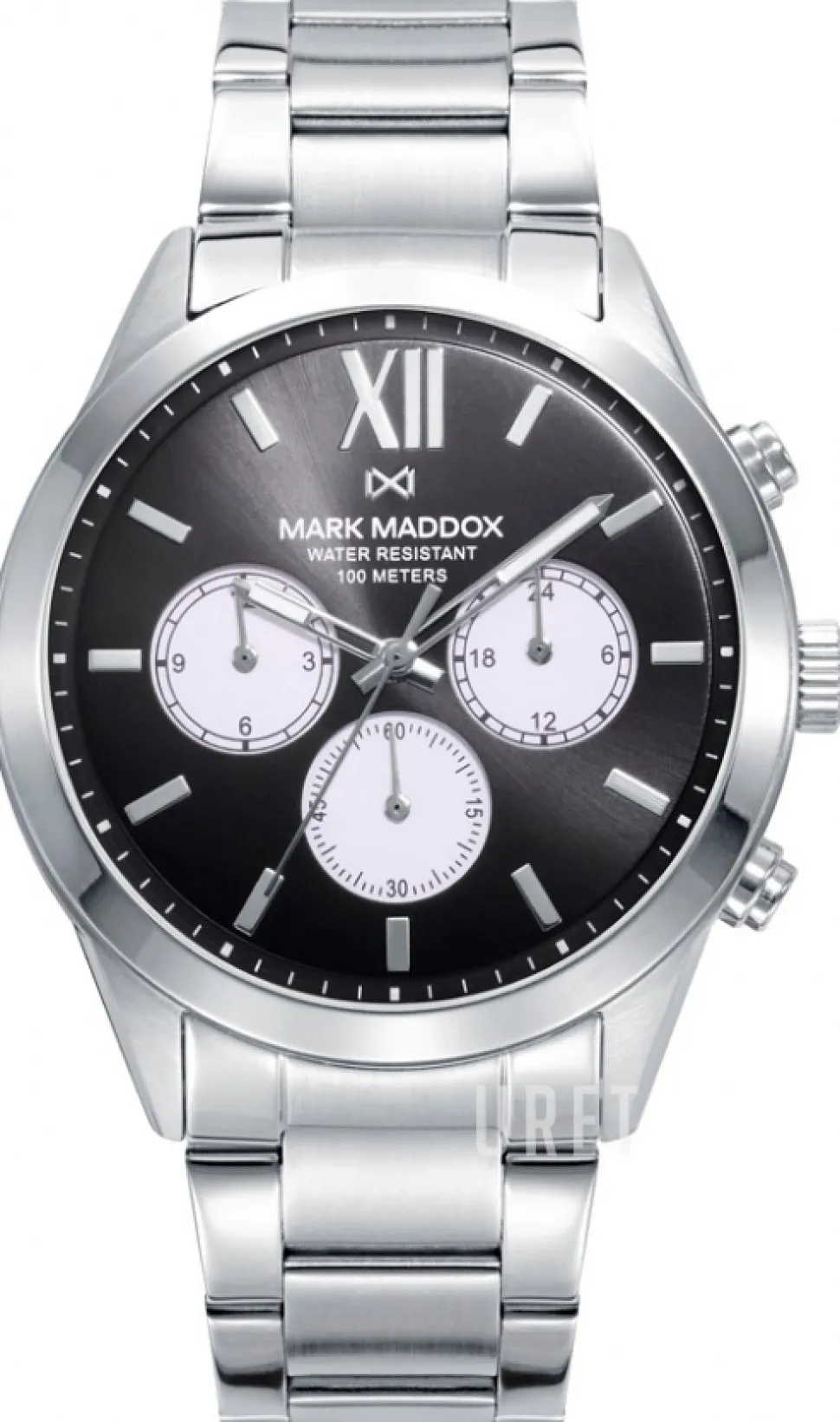 Marais Svart/Stål Ø43 mm