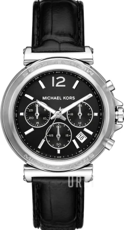 Maren Svart/Läder Ø40 mm