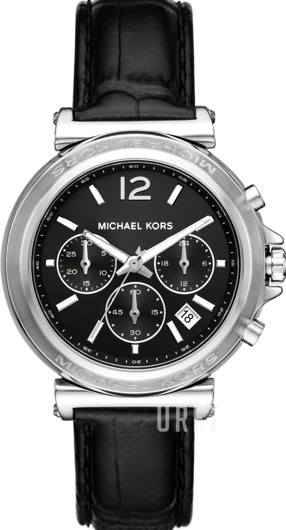 Maren Svart/Läder Ø40 mm