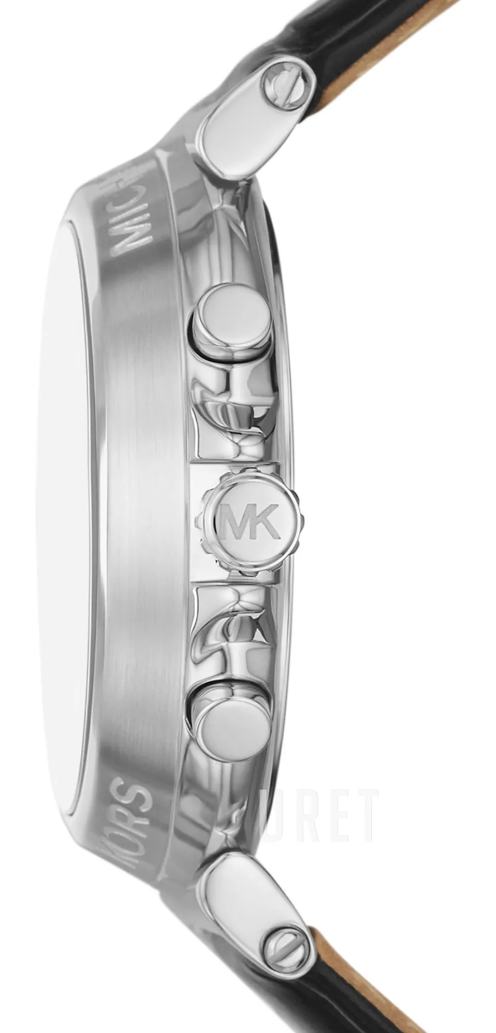 Maren Svart/Läder Ø40 mm