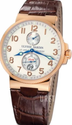 Marine Collection Chronometer Silverfärgad/Läder Ø41 mm