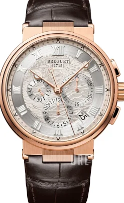 Marine Silverfärgad/Läder Ø42.3 mm