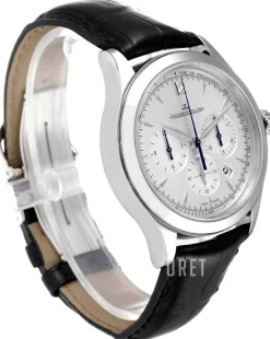 Master Chronograph Silverfärgad/Läder Ø40 mm