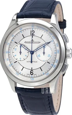 Master Chronograph Silverfärgad/Läder Ø40 mm