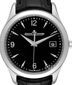 Master Control Date Stainless Steel Svart/Läder Ø39 mm