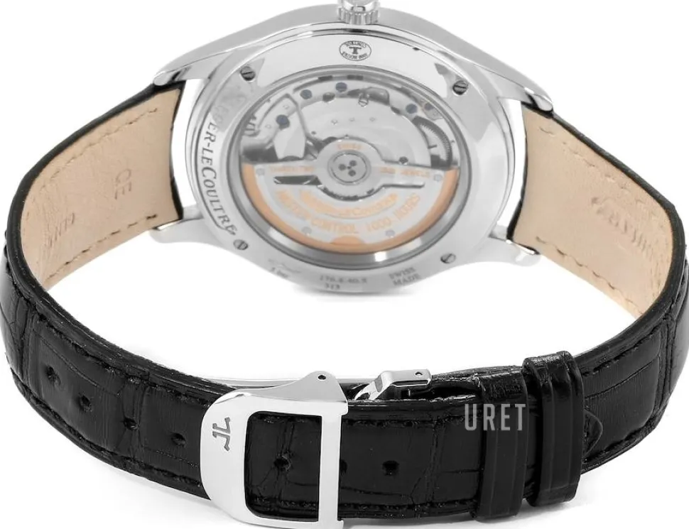 Master Control Date Stainless Steel Svart/Läder Ø39 mm