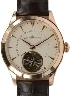 Master Control Date Tourbillon Beige/Läder Ø39 mm