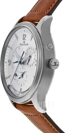 Master Control Geographic Silverfärgad/Läder Ø40 mm