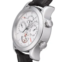 Master Control Master Grand Réveil Silverfärgad/Läder Ø43 mm