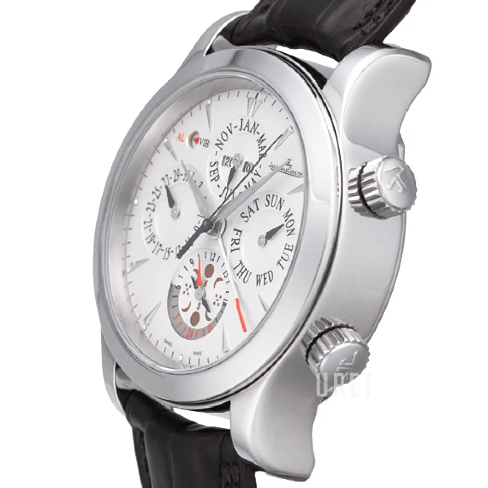 Master Control Master Grand Réveil Silverfärgad/Läder Ø43 mm