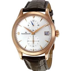 Master Control Master Hometime Silverfärgad/Läder Ø40 mm