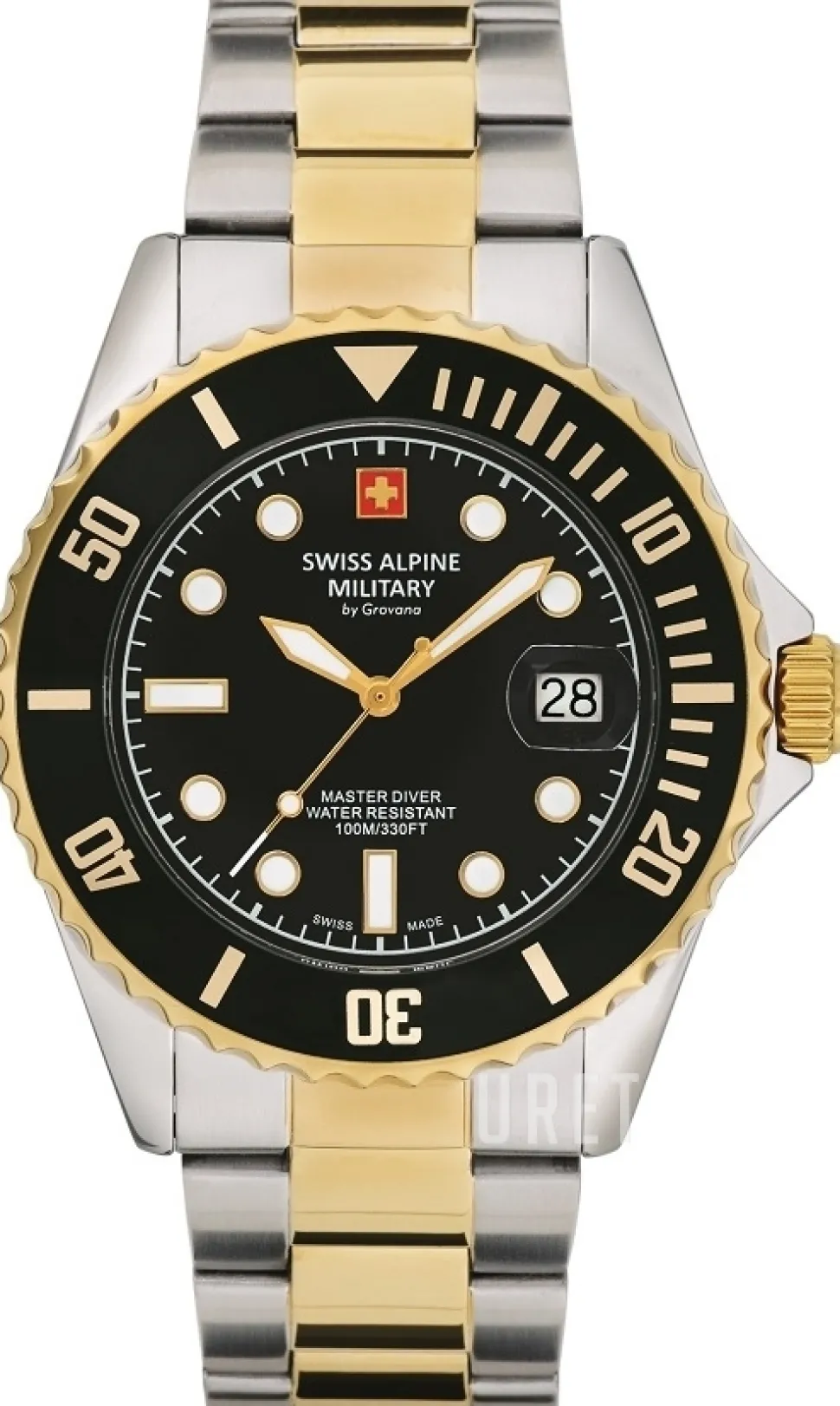 Master Diver Svart/Stål Ø43 mm