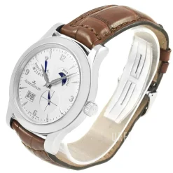 Master Eight Days Silverfärgad/Läder Ø0 mm