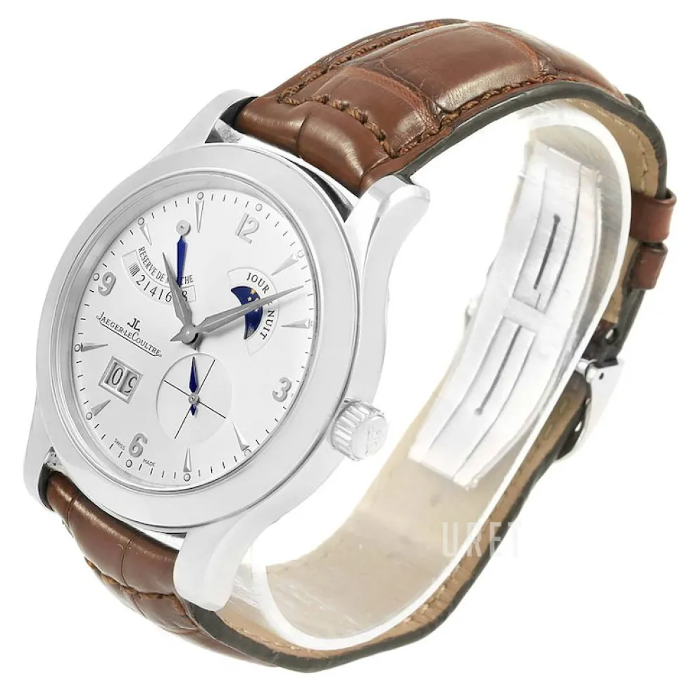 Master Eight Days Silverfärgad/Läder Ø0 mm