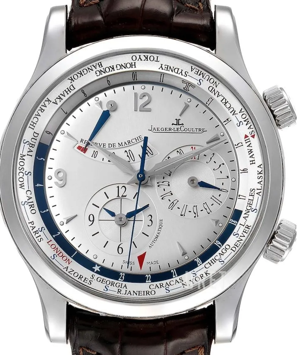 Master Geographic Silverfärgad/Läder Ø0 mm