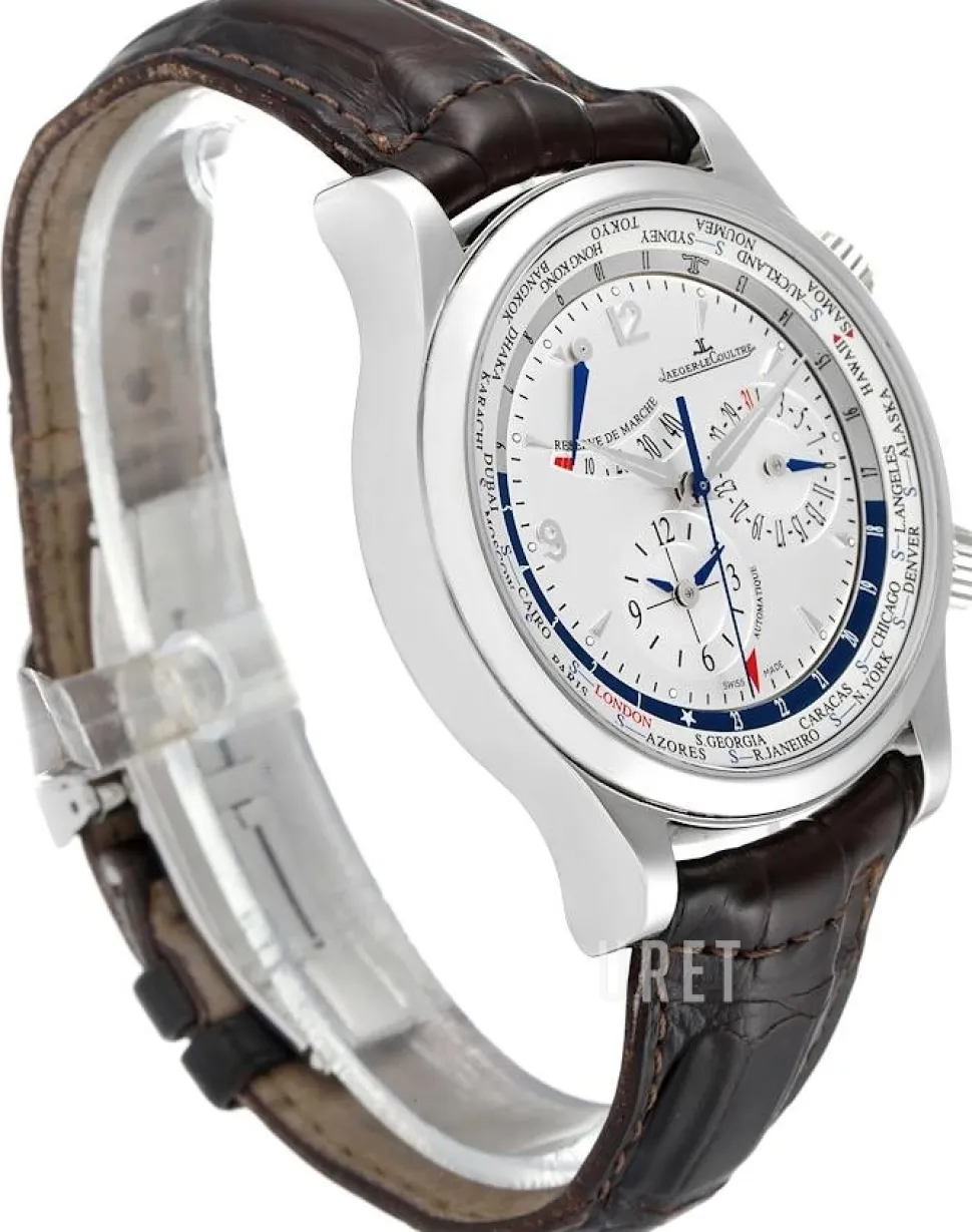 Master Geographic Silverfärgad/Läder Ø0 mm