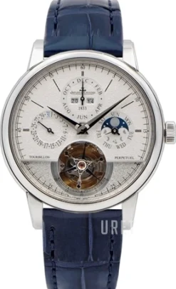 Master Grande Tradition Silverfärgad/Läder Ø42 mm