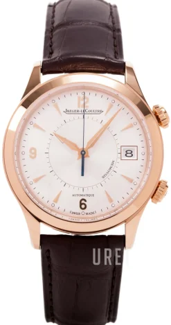 Master Memovox Pink Gold Silverfärgad/Läder Ø40 mm