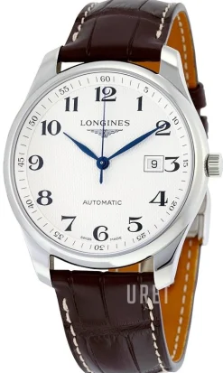 Master Silverfärgad/Läder Ø42 mm