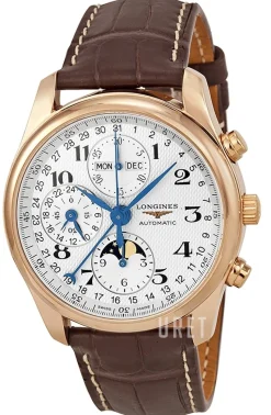 Master Silverfärgad/Läder Ø40 mm