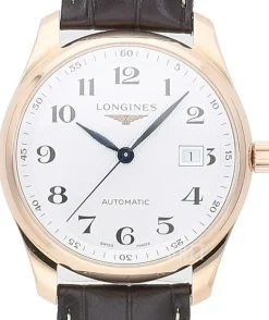 Master Silverfärgad/Läder Ø40 mm