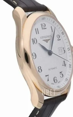 Master Silverfärgad/Läder Ø40 mm