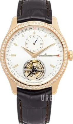 Master Tourbillon Silverfärgad/Läder Ø41.5 mm