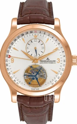 Master Tourbillon Silverfärgad/Läder Ø42 mm