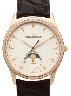 Master Ultra Thin Beige/Läder Ø39 mm