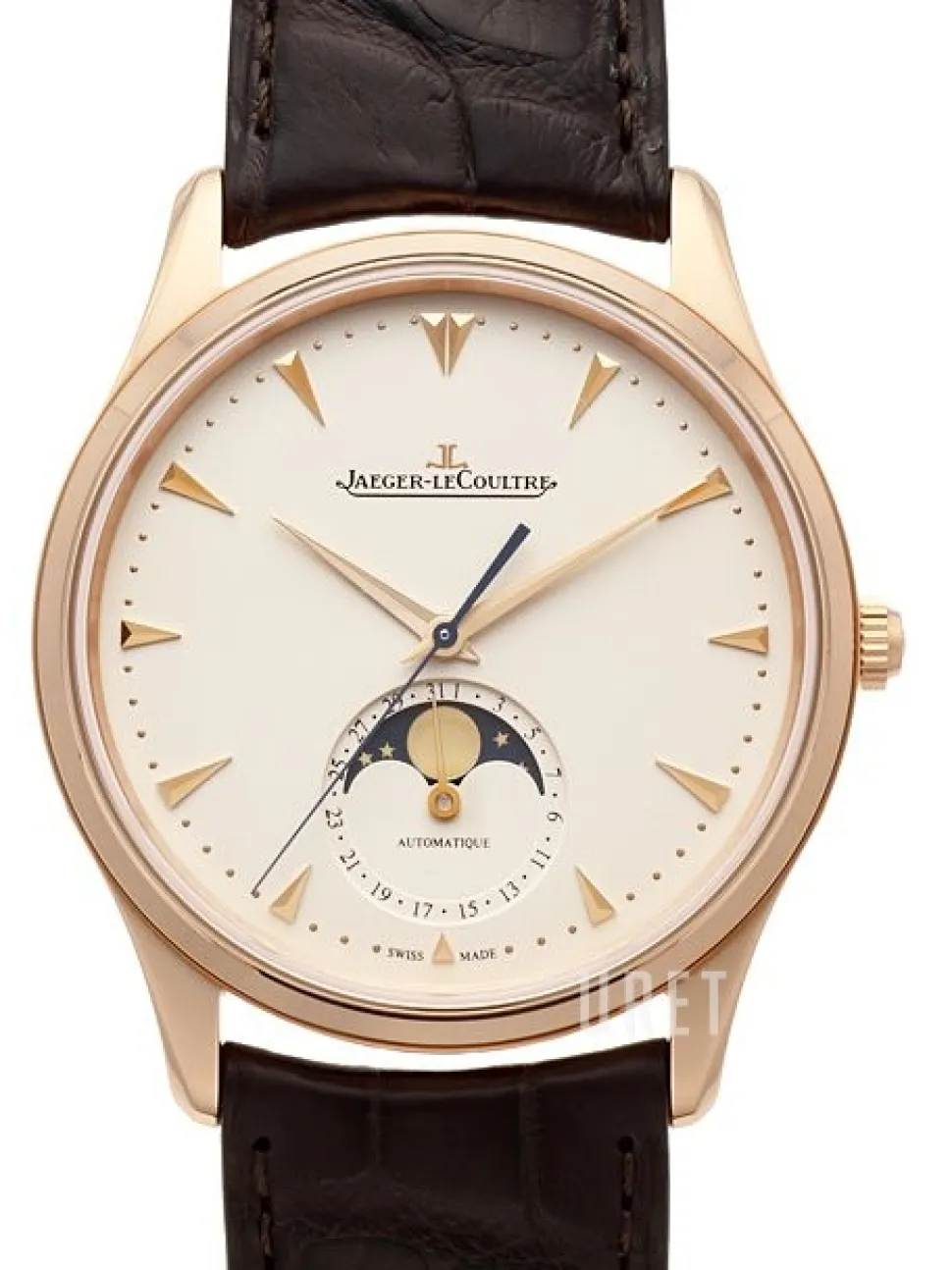 Master Ultra Thin Beige/Läder Ø39 mm