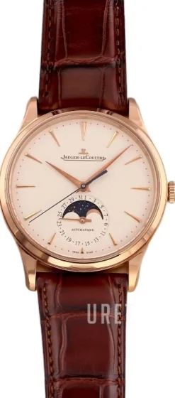 Master Ultra Thin Beige/Läder Ø39 mm