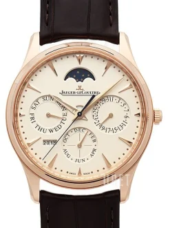 Master Ultra Thin Beige/Läder Ø39 mm