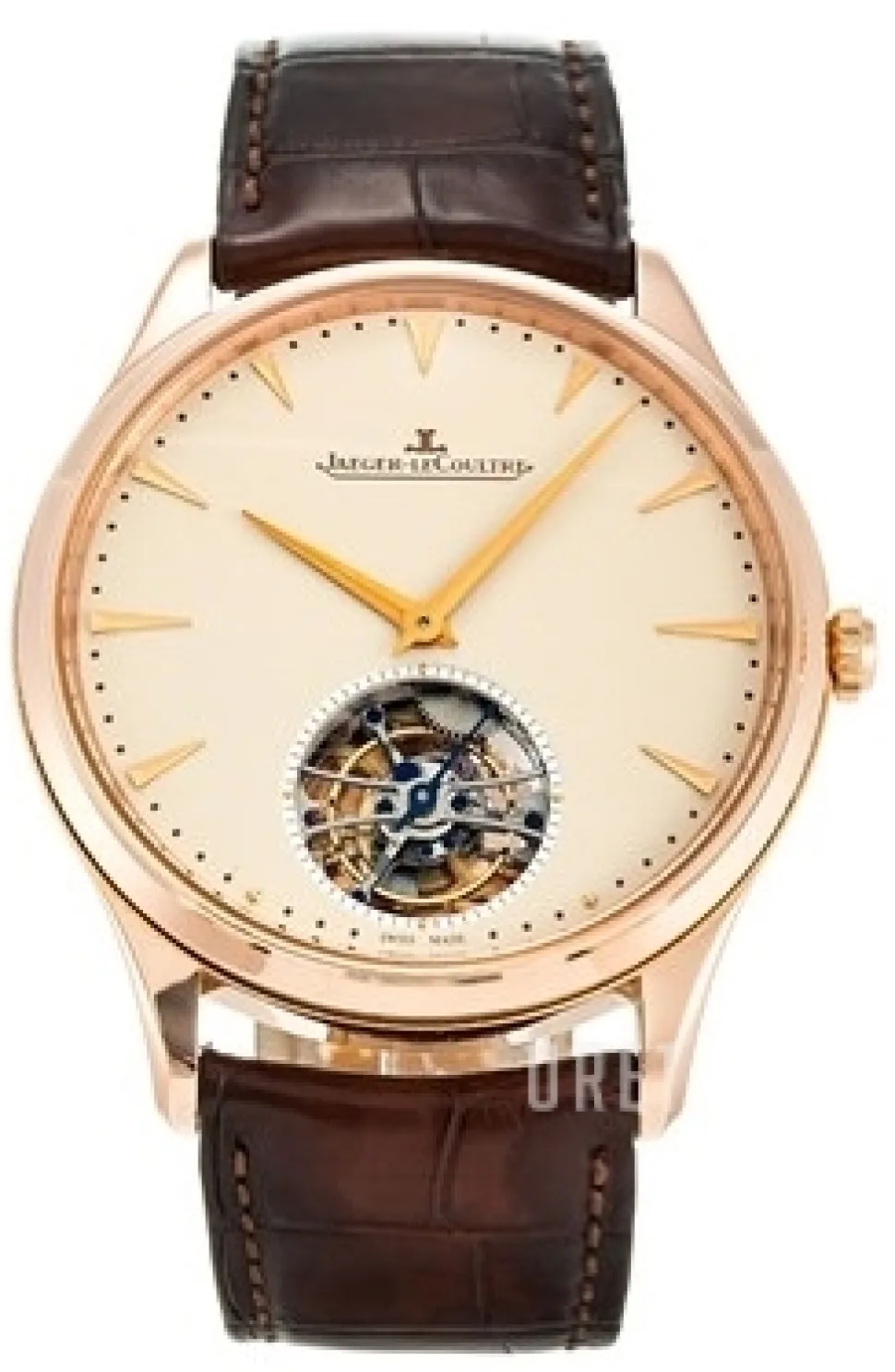 Master Ultra Thin Beige/Läder Ø40 mm