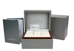 Master Ultra Thin Perpetual White Gold Silverfärgad/Läder Ø39 mm