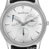Master Ultra Thin Réserve de Marche Stainless Steel Silverfärgad/Läder Ø39 mm