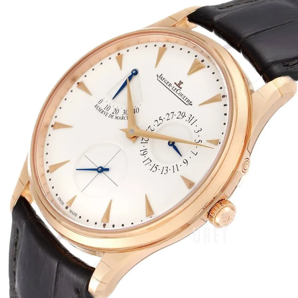 Master Ultra Thin Réserve de Marche Pink Gold Beige/Läder Ø39 mm