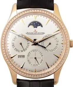 Master Ultra Thin Silverfärgad/Läder Ø39 mm