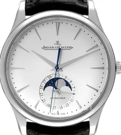 Master Ultra Thin Silverfärgad/Läder Ø39 mm