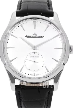 Master Ultra Thin Silverfärgad/Läder Ø39 mm