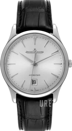 Master Ultra Thin Silverfärgad/Läder Ø39 mm