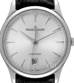 Master Ultra Thin Silverfärgad/Läder Ø39 mm