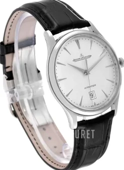 Master Ultra Thin Silverfärgad/Läder Ø39 mm