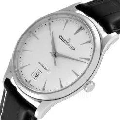 Master Ultra Thin Silverfärgad/Läder Ø39 mm
